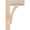 Ekena Millwork Legacy Block Smooth Bracket w/ Offset Brace, Douglas Fir, 5 1/2"W x 14"D x 22"H BKT0604X14X22LEC05SDF - alternate 2